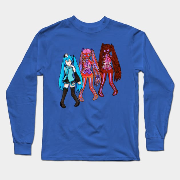 miku Long Sleeve T-Shirt by bhramarii